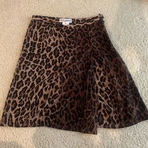 Dolce & Gabbana cheetah mini skirt